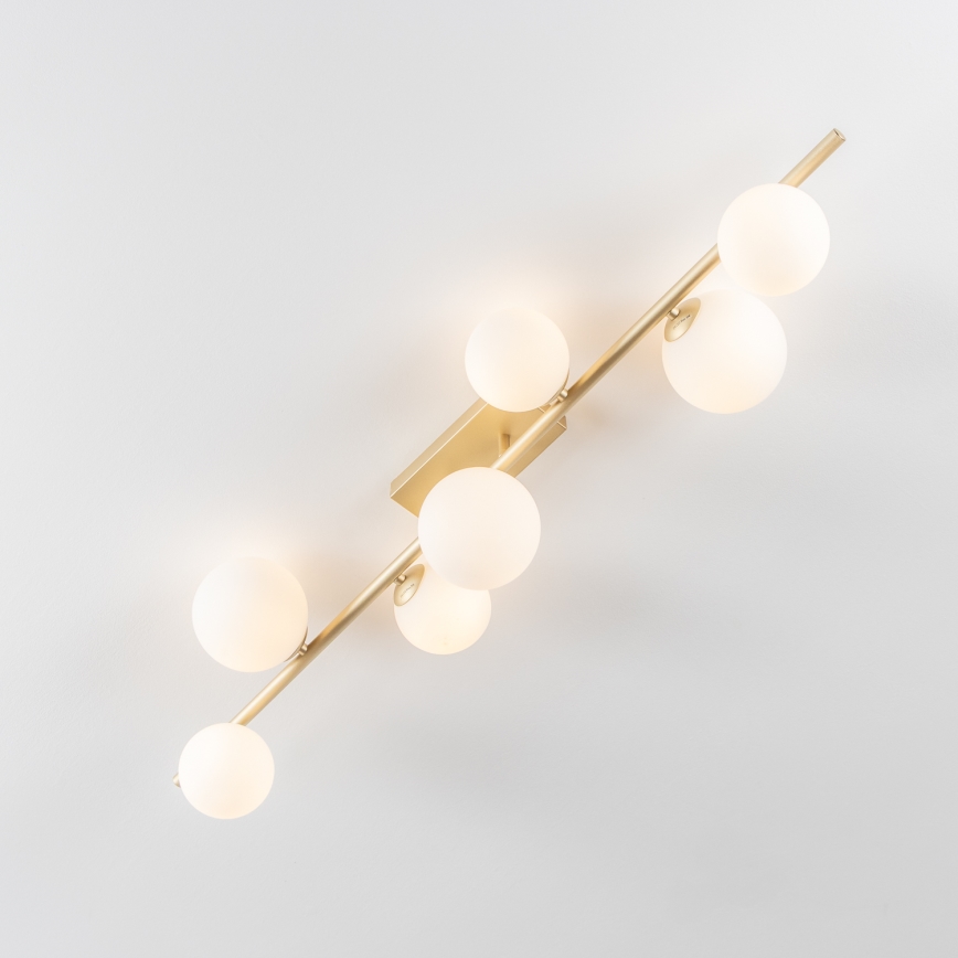 Brilagi - Lámpara de techo LED MILLA 7xG9/3W/230V dorado/blanco