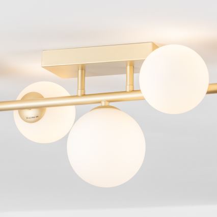 Brilagi - Lámpara de techo LED MILLA 7xG9/3W/230V dorado/blanco