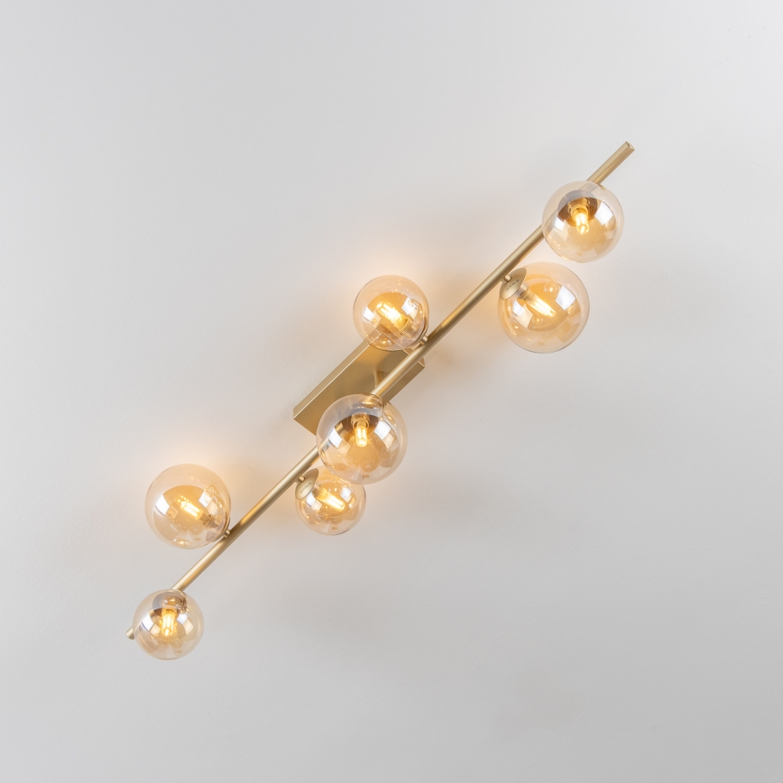 Brilagi - Lámpara de techo LED MILLA 7xG9/3W/230V dorado