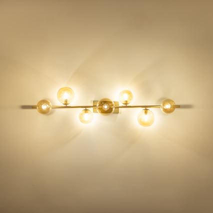 Brilagi - Lámpara de techo LED MILLA 7xG9/3W/230V dorado