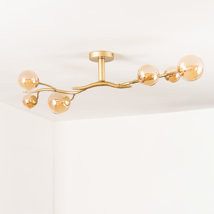 Brilagi - Lámpara de techo LED MISTEL 6xG9/3W/230V dorado