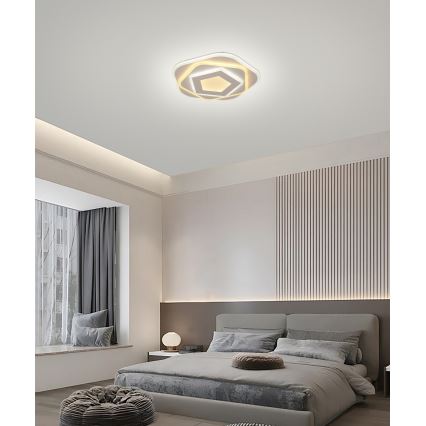 Brilagi - Luminaria de techo LED regulable MODERN MINI LED/53W/230V 3000-6000K Ø30 cm + mando a distancia