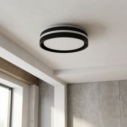 Brilagi - Lámpara de techo LED NAOMI LED/24W/230V Ø 28,5 cm negra