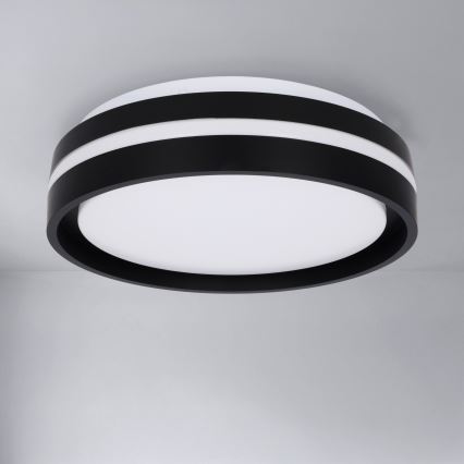 Brilagi - Lámpara de techo LED NAOMI LED/24W/230V Ø 28,5 cm negra