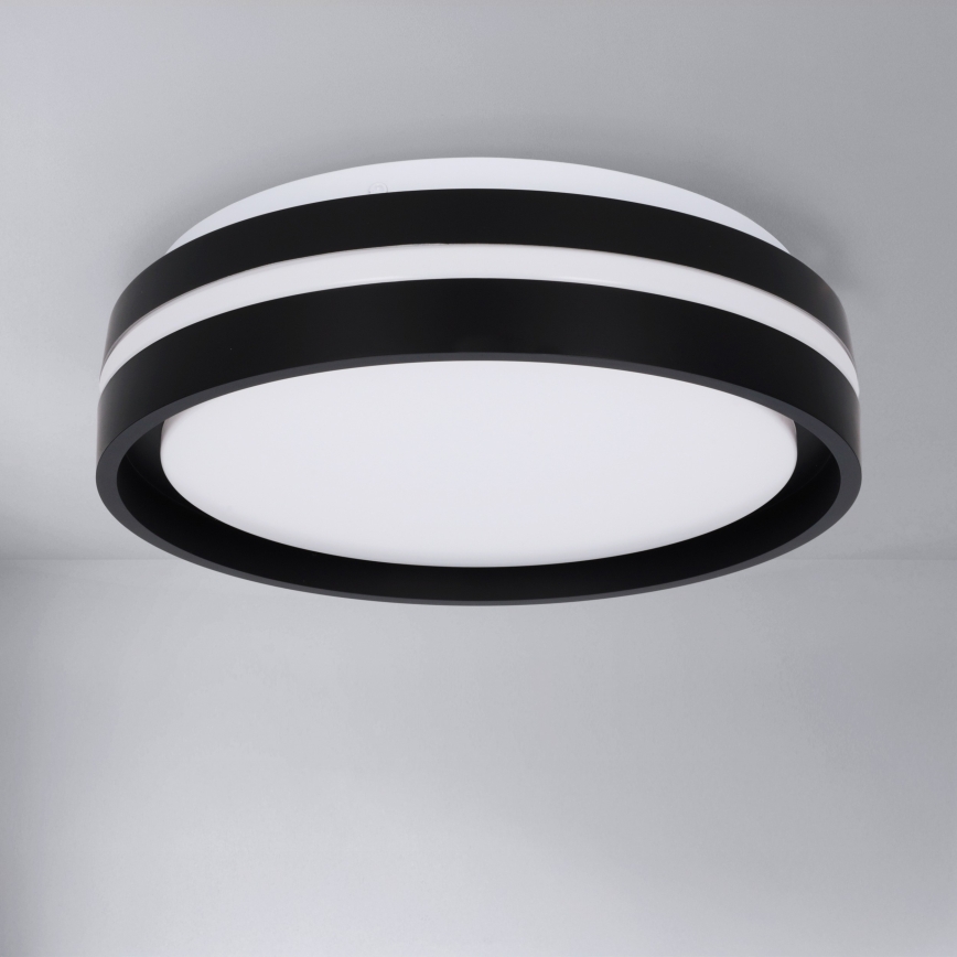 Brilagi - Lámpara de techo LED NAOMI LED/24W/230V Ø 28,5 cm negra
