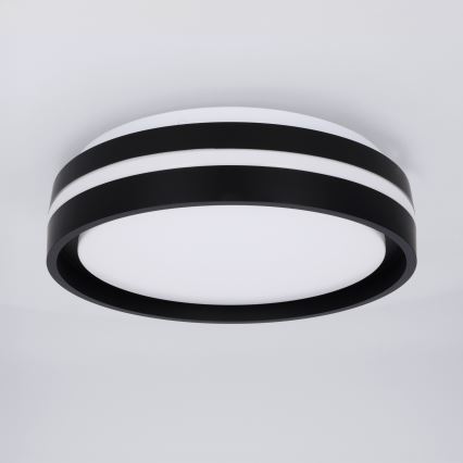 Brilagi - Lámpara de techo LED NAOMI LED/24W/230V Ø 28,5 cm negra