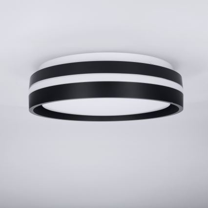 Brilagi - Lámpara de techo LED NAOMI LED/24W/230V Ø 28,5 cm negra