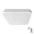 Brilagi - Lámpara de techo LED para baño con sensor ZENNA LED/18W/230V 28,5x28,5 cm IP44 blanca + mando a distancia
