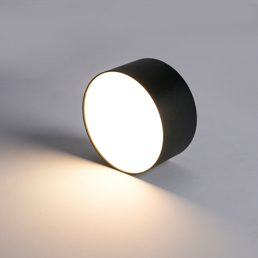 Brilagi - Plafón LED de techo para baño FORIS LED/14W/230V Ø 12 cm negro IP44