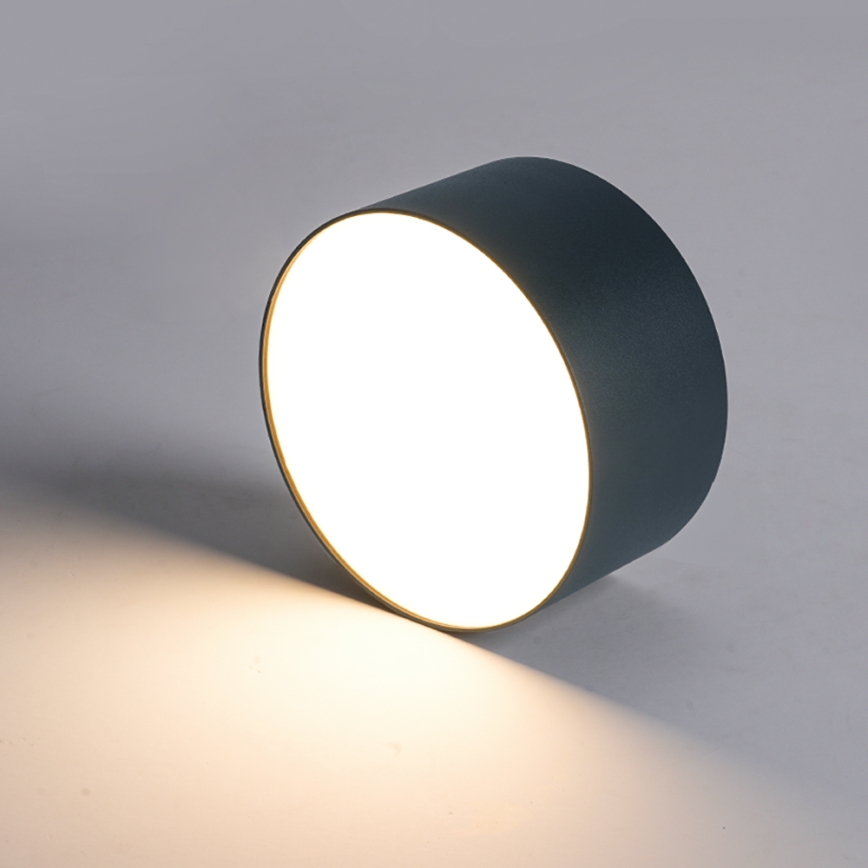 Brilagi - Lámpara de techo LED para baño FORIS LED/20W/230V Ø 15 cm antracita IP44