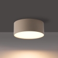 Brilagi - Lámpara de techo LED para baño FORIS LED/9W/230V Ø 9 cm beige IP44 CRI 90