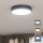 Brilagi - Lámpara de techo LED para baño POOL LED/24W/230V 3000/4000/5500K Ø 30 cm IP54 negra