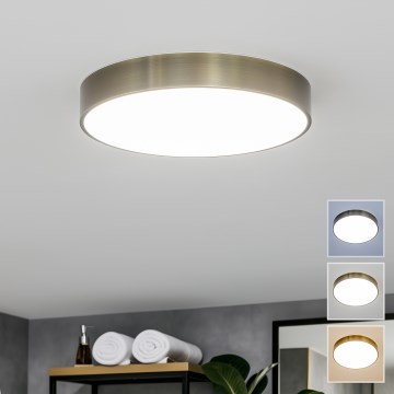 Brilagi - Lámpara de techo LED para baño POOL LED/36 W/230 V 3000/4000/5500 K Ø 40 cm IP54 latón