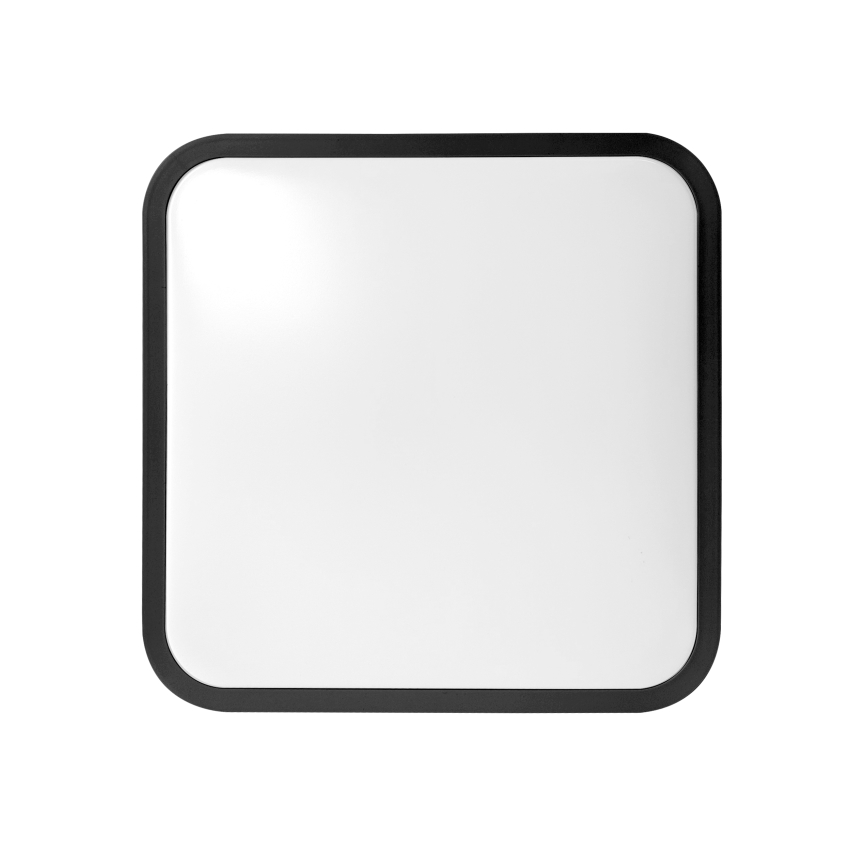 Brilagi - Lámpara de techo LED para baño ZENNA LED/24W/230V 34,5x34,5 cm IP44 negra