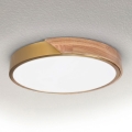 BRILAGI - Lámpara de techo LED PILANA LED/24W/230V roble/dorado Ø 30 cm