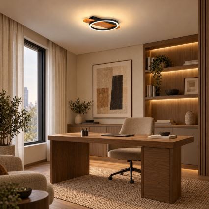 BRILAGI - Lámpara de techo LED PLANK LED/16W/230V 4000K 30x40 cm madera