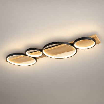 BRILAGI - Lámpara de techo LED PLANK LED/38W/230V 4000K 40x120 cm de madera