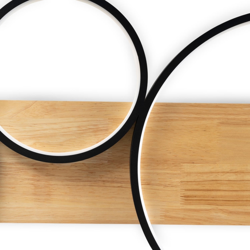 BRILAGI - Lámpara de techo LED PLANK LED/38W/230V 4000K 40x120 cm de madera