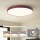 Brilagi - Lámpara de techo LED POOL, 100 W, 230 V, 3000/4000/6000 K, Ø 80 cm, burdeos
