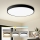 Brilagi - Lámpara de techo LED POOL LED/100W/230V 3000/4000/6000K Ø 80 cm negra