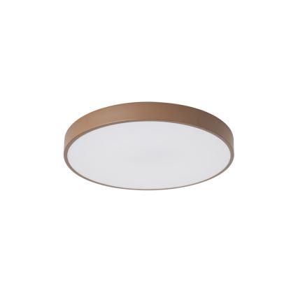 Brilagi - Lámpara de techo LED POOL, 48W, 230V, 3000/4000/6000K, Ø 40 cm, marrón