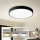 Brilagi - Lámpara de techo LED POOL LED/60W/230V 3000/4000/6000K diámetro 60 cm negra