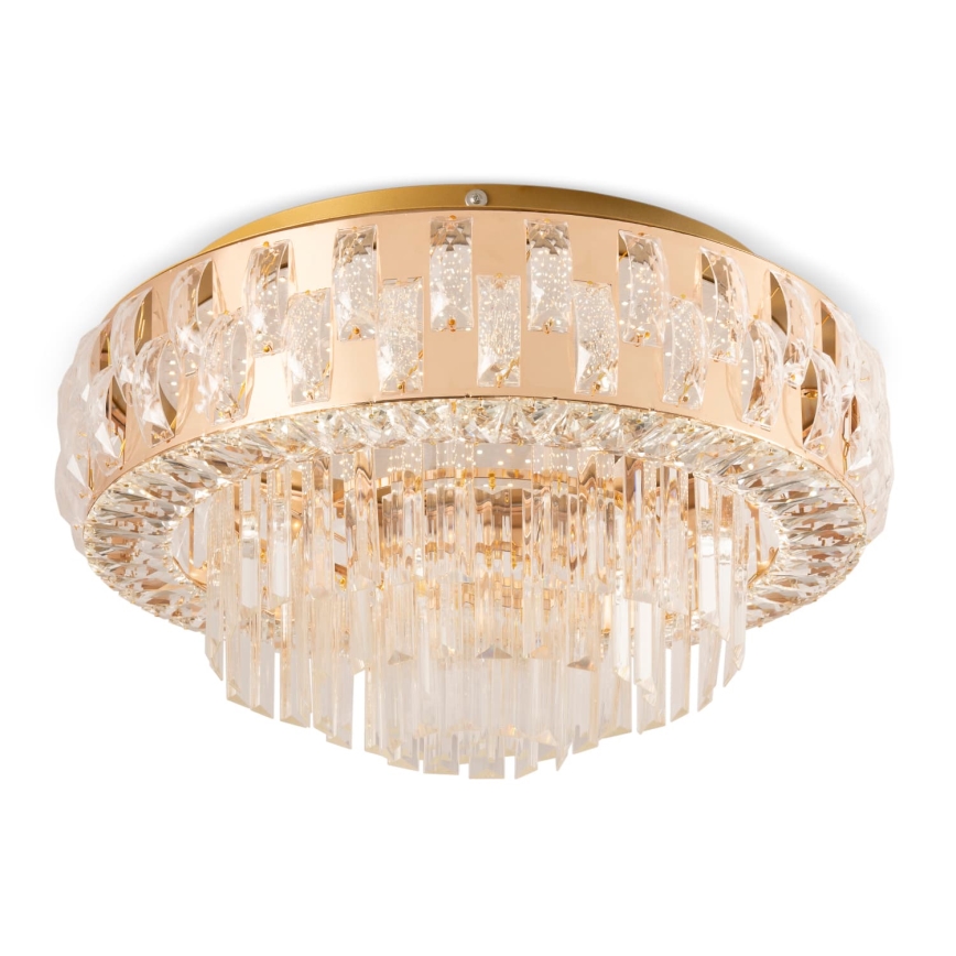 BRILAGI - Luminaria de techo LED regulable AURELIA LED/45W/230V 3000-6000K Ø 50 cm dorada + control remoto