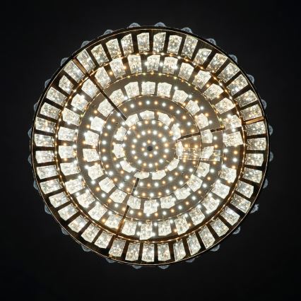 BRILAGI - Luminaria de techo LED regulable AURELIA LED/45W/230V 3000-6000K Ø 50 cm dorada + control remoto