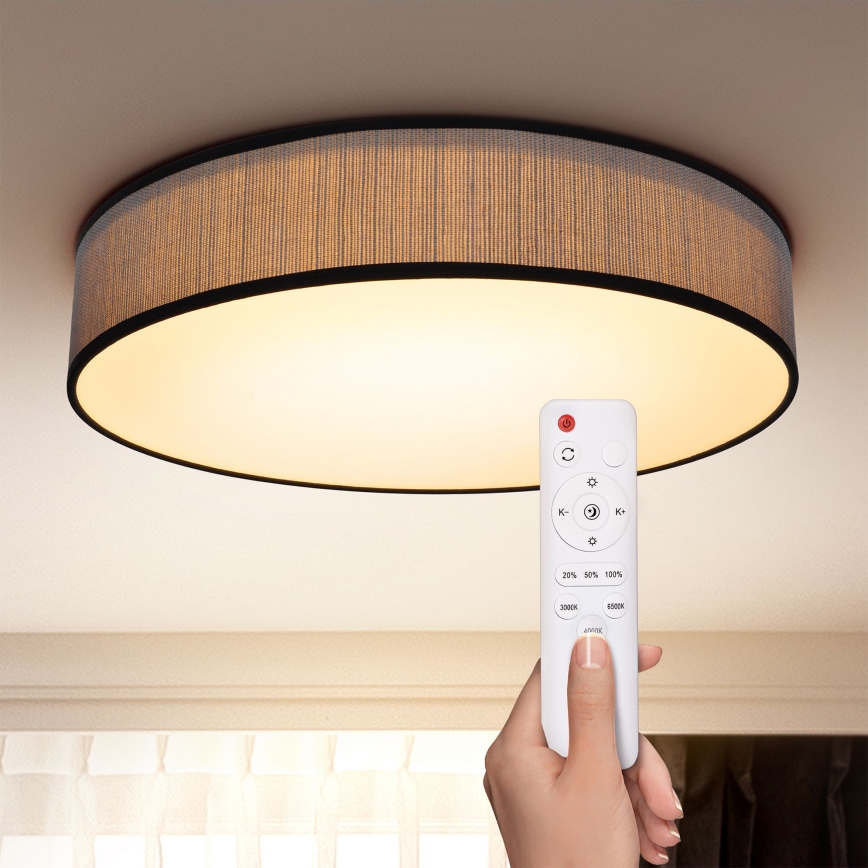 BRILAGI - Lámpara de techo LED regulable AURORA LED/48W/230V 3000-6500K Ø 40 cm + mando a distancia