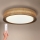 Brilagi - Lámpara de techo LED regulable COCI LED/48W/230V 3000-6500K Ø 39 cm acabado efecto madera/negro + mando a distancia