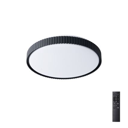 Brilagi - Plafón LED regulable CORVO LED/72W/230V 3000–6000K negro diámetro 50 cm + mando a distancia