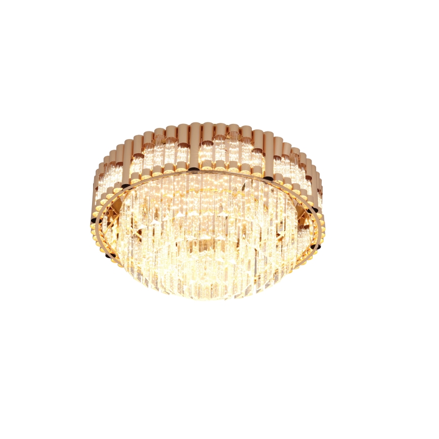 Brilagi - Lámpara de techo LED regulable CROWN LED/41W/230V 3000-6000K Ø 48 cm dorado + mando a distancia