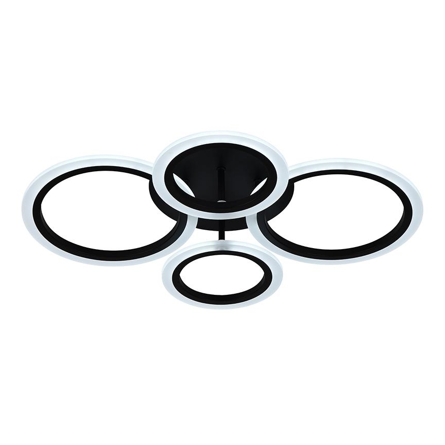 BRILAGI - LED regulable plafón de superficie ORBITS LED/50W/230V 3000-6500K negro + mando a distancia
