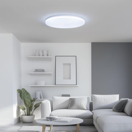 Brilagi - Luminaria de techo LED regulable SMART LED/36W/230V Ø 48 cm 3000-6000K Wi-Fi Tuya Beacon + mando a distancia