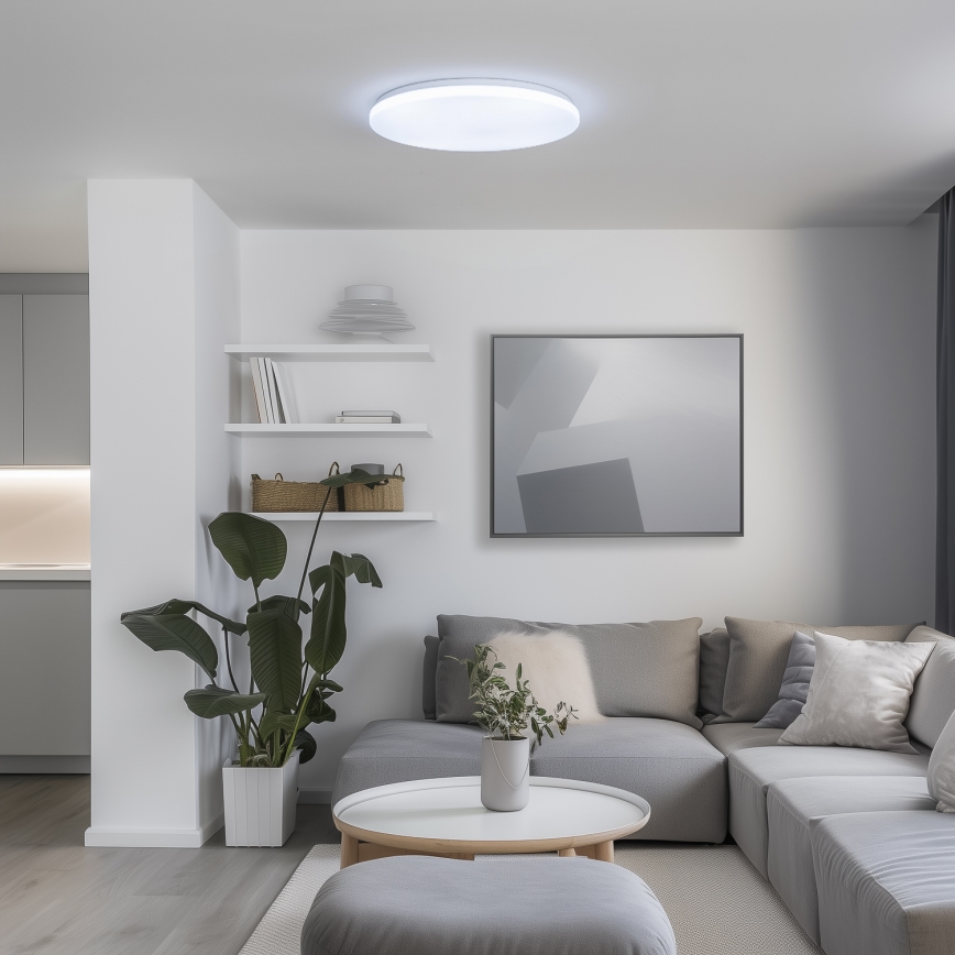 Brilagi - Luminaria de techo LED regulable SMART LED/36W/230V Ø 48 cm 3000-6000K Wi-Fi Tuya Beacon + mando a distancia