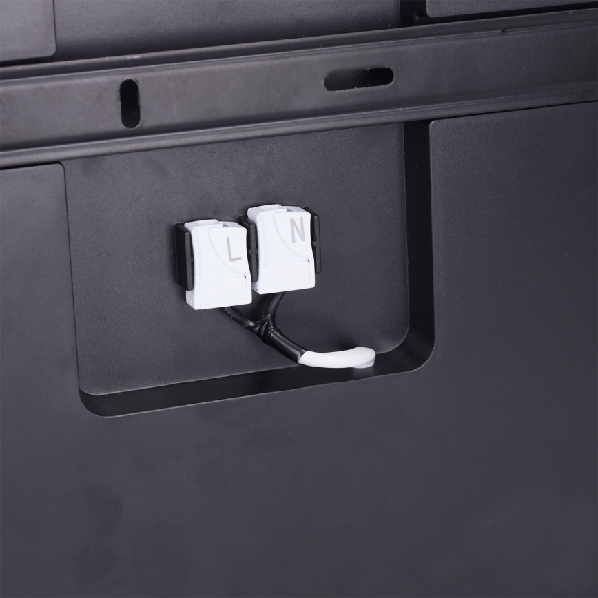 Brilagi - Luminaria de techo LED regulable ESTELA SQUARE LED/36W/230V 3000-6500K 31x31 cm negra + mando a distancia