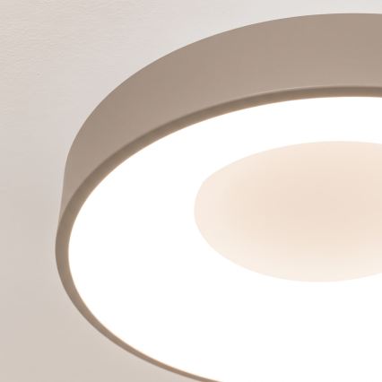 BRILAGI - Lámpara de techo LED regulable FALCON II LED/67W/230V 3000-6500K Ø 40 cm blanco/beige + mando a distancia