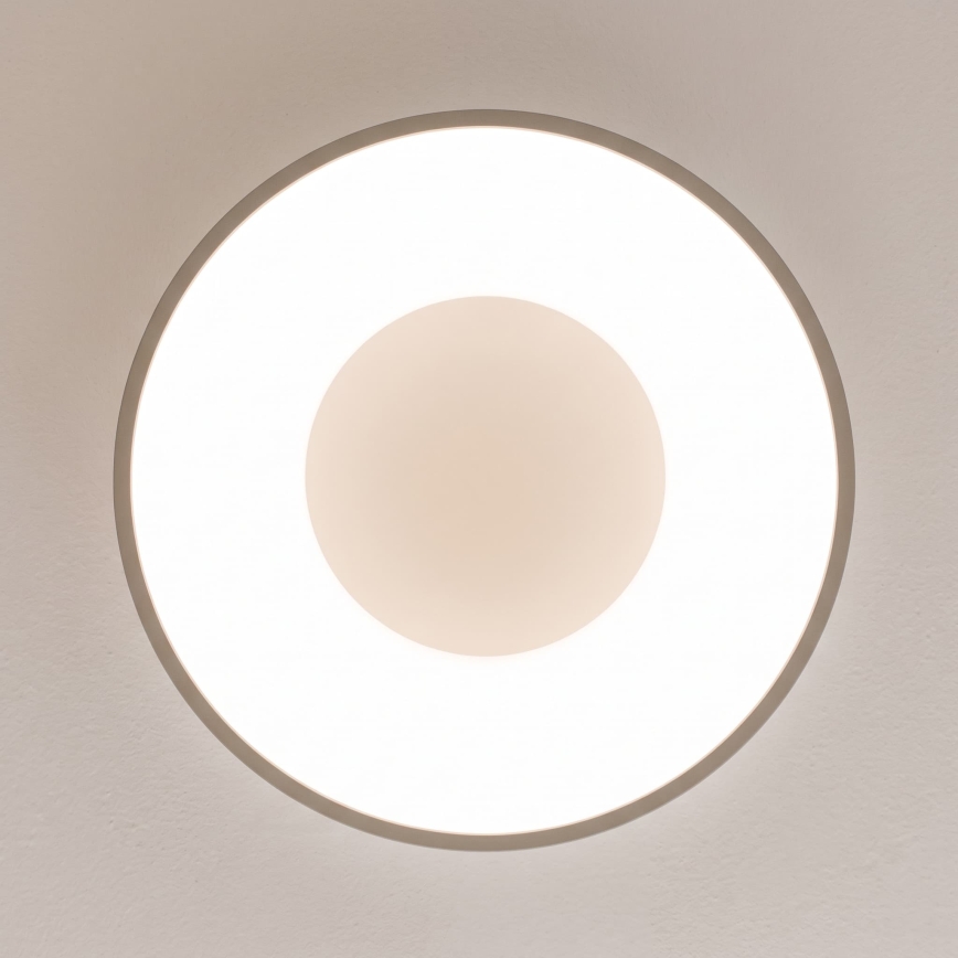 BRILAGI - Lámpara de techo LED regulable FALCON II LED/67W/230V 3000-6500K Ø 40 cm blanco/beige + mando a distancia