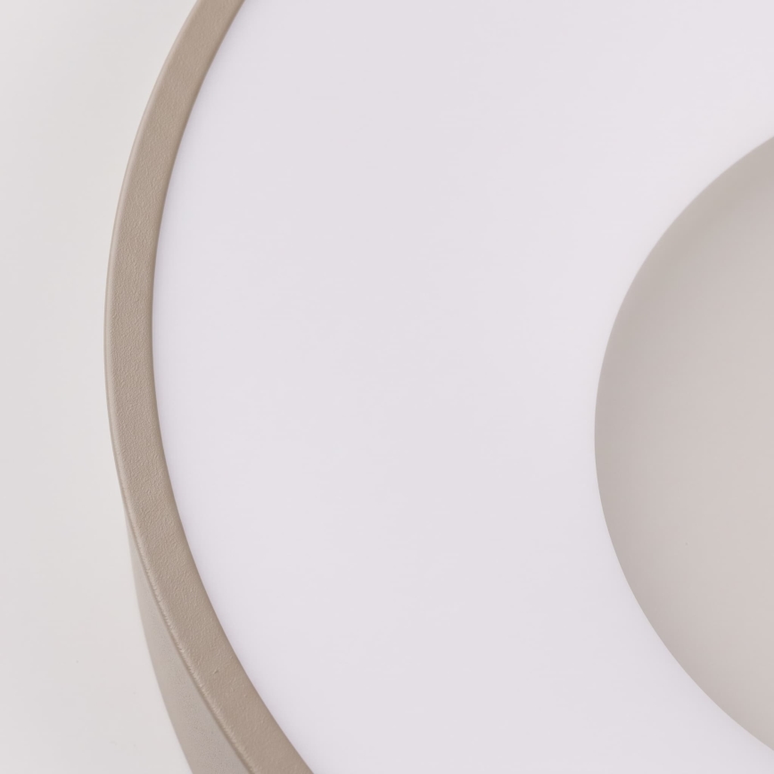 BRILAGI - Lámpara de techo LED regulable FALCON II LED/67W/230V 3000-6500K Ø 40 cm blanco/beige + mando a distancia