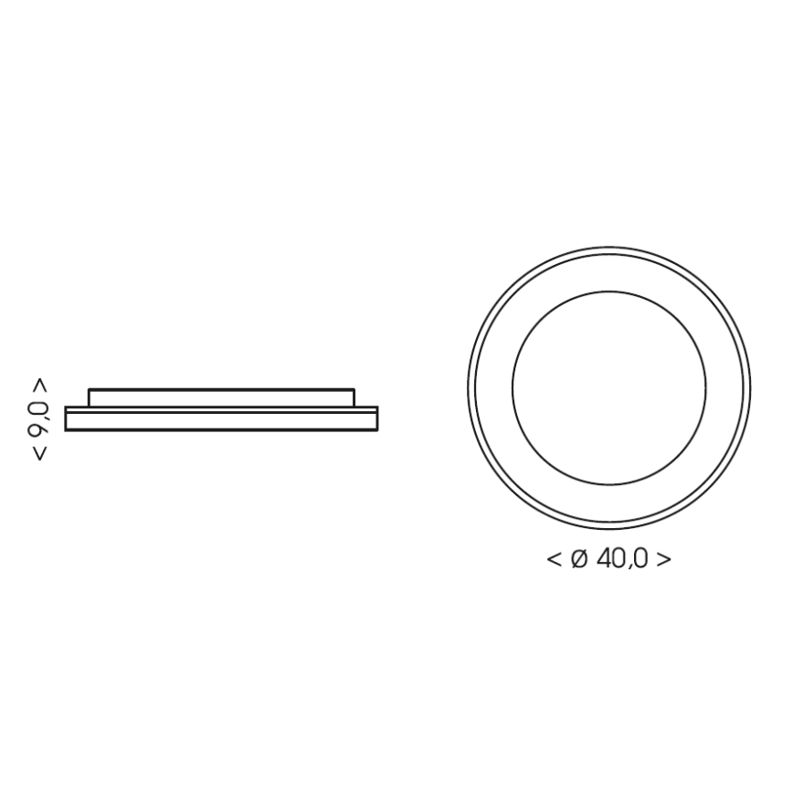 BRILAGI - Lámpara de techo LED regulable FALCON II LED/67W/230V 3000-6500K Ø 40 cm blanco/beige + mando a distancia