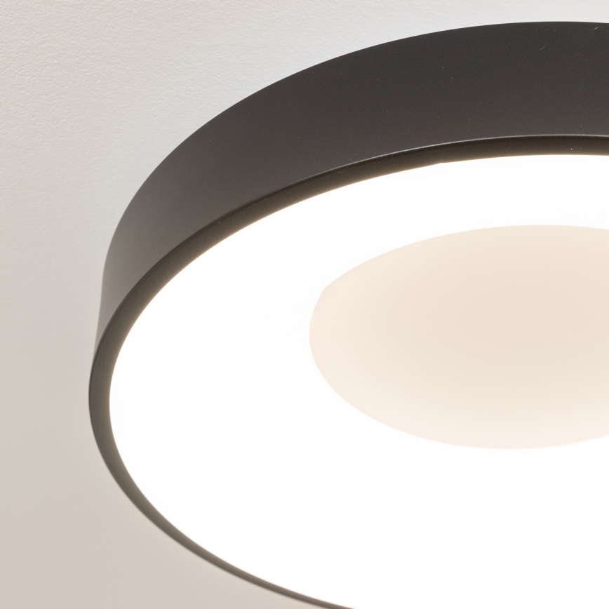 Brilagi - Luminaria de techo LED regulable FALCON II LED/67W/230V 3000-6500K Ø 40 cm negra + mando a distancia