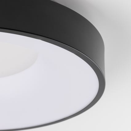 Brilagi - Luminaria de techo LED regulable FALCON II LED/67W/230V 3000-6500K Ø 40 cm negra + mando a distancia