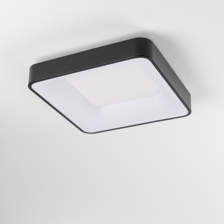 Brilagi - Luminaria de techo LED regulable FALCON II LED/80W/230V 3000-6500K 40x40 cm negra + mando a distancia