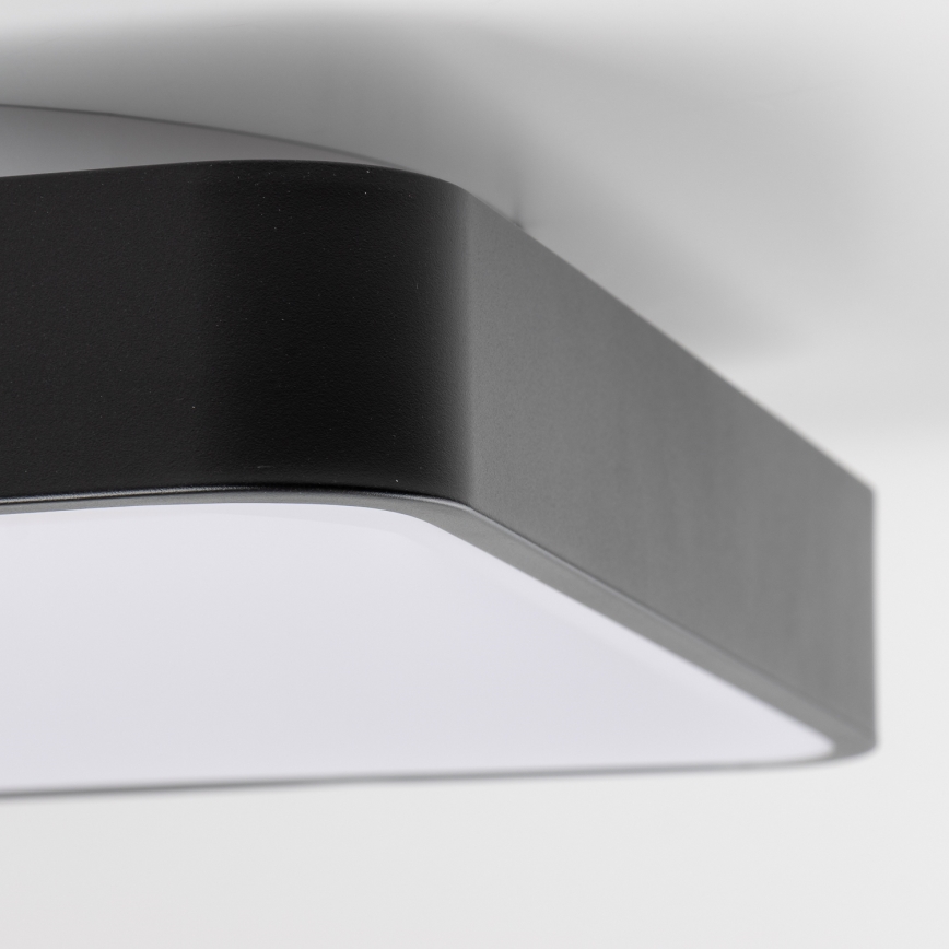Brilagi - Luminaria de techo LED regulable FALCON II LED/80W/230V 3000-6500K 40x40 cm negra + mando a distancia