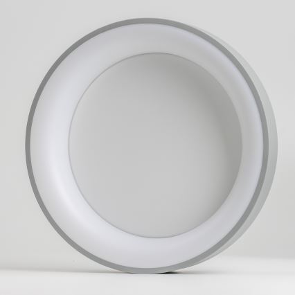 Brilagi - Lámpara de techo LED regulable FALCON LED/80W/230V 3000-6500K diámetro 60 cm gris + mando a distancia