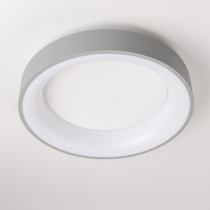 Brilagi - Lámpara de techo LED regulable FALCON LED/80W/230V 3000-6500K diámetro 60 cm gris + mando a distancia