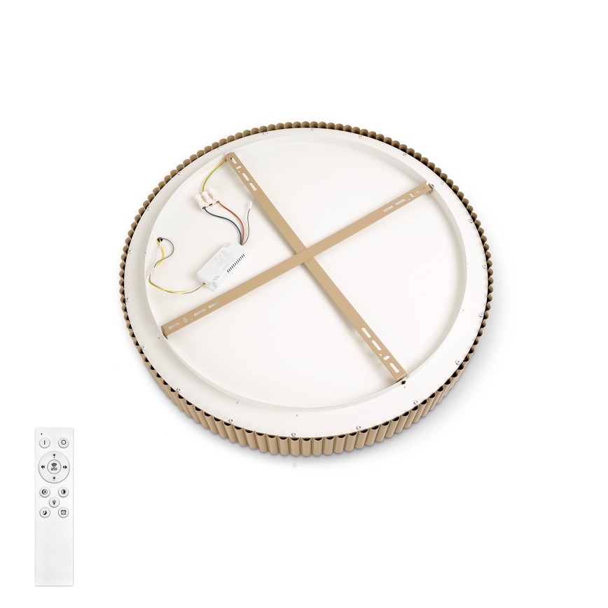 Brilagi - Lámpara de techo LED regulable FALCON MODERN LED/30W/230V 3000-6500K Ø 40 cm beige + mando a distancia