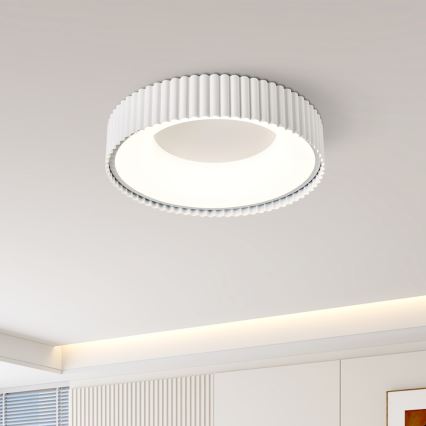 BRILAGI - luminaria de techo LED regulable FALCON MODERN LED/30W/230V 3000-6000K diámetro 40 cm blanca + mando a distancia