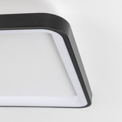 BRILAGI - Luminaria de techo LED regulable FALCON SLIM LED/50W/230V 3000-6500K 50x50 cm negra + mando a distancia