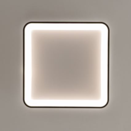 BRILAGI - Luminaria de techo LED regulable FALCON SLIM LED/50W/230V 3000-6500K 50x50 cm negra + mando a distancia
